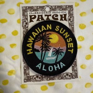 Hawaiian Sunset Aloha 3” Embroidered Patch